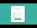 Registration Form Using HTML and CSS Register Form Design