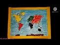 World Map Model For School World Of 7 Continents And Ocean