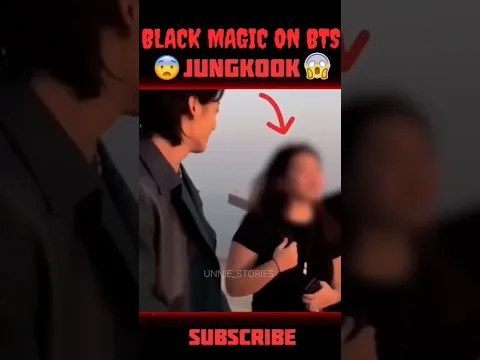 This girl did black magic on jungkook 😱 black magic on bts 😰 #bts #jungkook #btsarmy #shorts #kpop