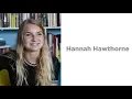 Lagu Interview with Hannah Hawthorne