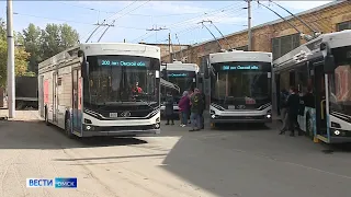 В Омске к концу следующего года построят две троллейбусные контактные сети