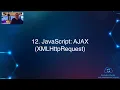 12 JavaScript AJAX XMLHttpRequest
