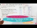 5 15 - What Is null values in sql Sql is null sql is not null sql course sql not is null