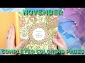 November 2023 Completed Coloring Pages Late Night Coloring Mama