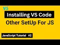 Installing VS Code Extension Setup JavaScript Tutorial in Hindi