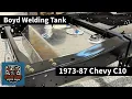 Let s install the Boyd welding fuel tank in Project Overtime Chevy C10