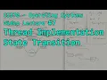Thread implementation - State transition cs370