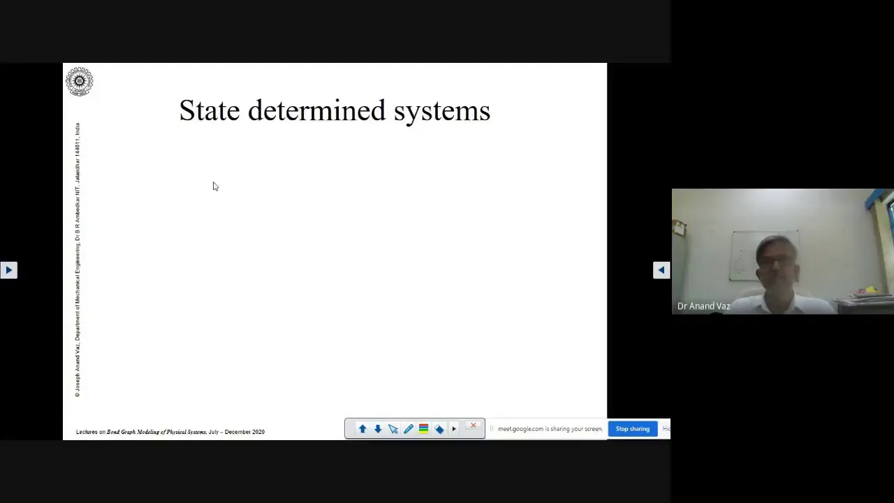 MEX-309 Mechatronics 07 Oct 2020: Introduction to the modeling of physical systems