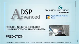 Advanced Digital Signal Processing using Python - 14 Prediction