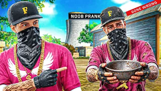 NOOB PRANK 🥺🥺 ON YOUTUBER 😱😱 #freefire #freefiremax #amirextra