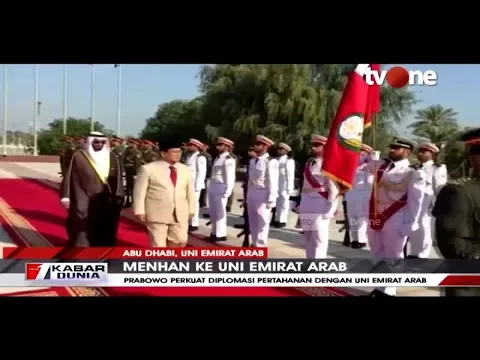 Menhan Prabowo Subianto Kunjungi Uni Emirat Arab, Perkuat Diplomasi Pertahanan