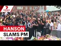 Pauline Hanson slams PM over Bondi memorial visit | 7NEWS