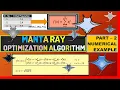 Learn Manta Ray Foraging Optimization Algorithm Numerical Example PART - 2 xRay Pixy