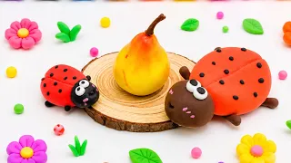 ♥️ Clay art - how to make a beetle | super easy DIY craft model making guide