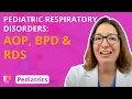 Apnea of Prematurity Bronchopulmonary Dysplasia - Respiratory Disorders