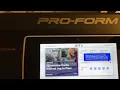 Secret Unlock privileges mode on your Proform Norditrack treadmill other equipment with screen