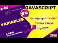 JavaScript in Tamil - Variables Rules Scope