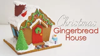 Christmas Gingerbread House Tutorial - Recipe Tutorial and Templates
