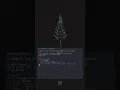 Python Draws Christmas Tree