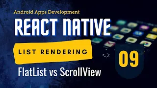 React Native FlatList Create Use and Compare with ScrollView EzyCode