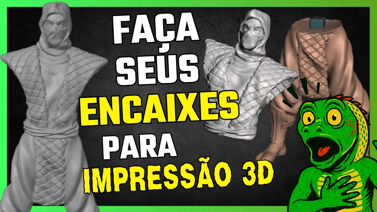 Como CORTAR e FAZER ENCAIXE em MODELOS de IMPRESSÃO 3D Usando Meshmixer