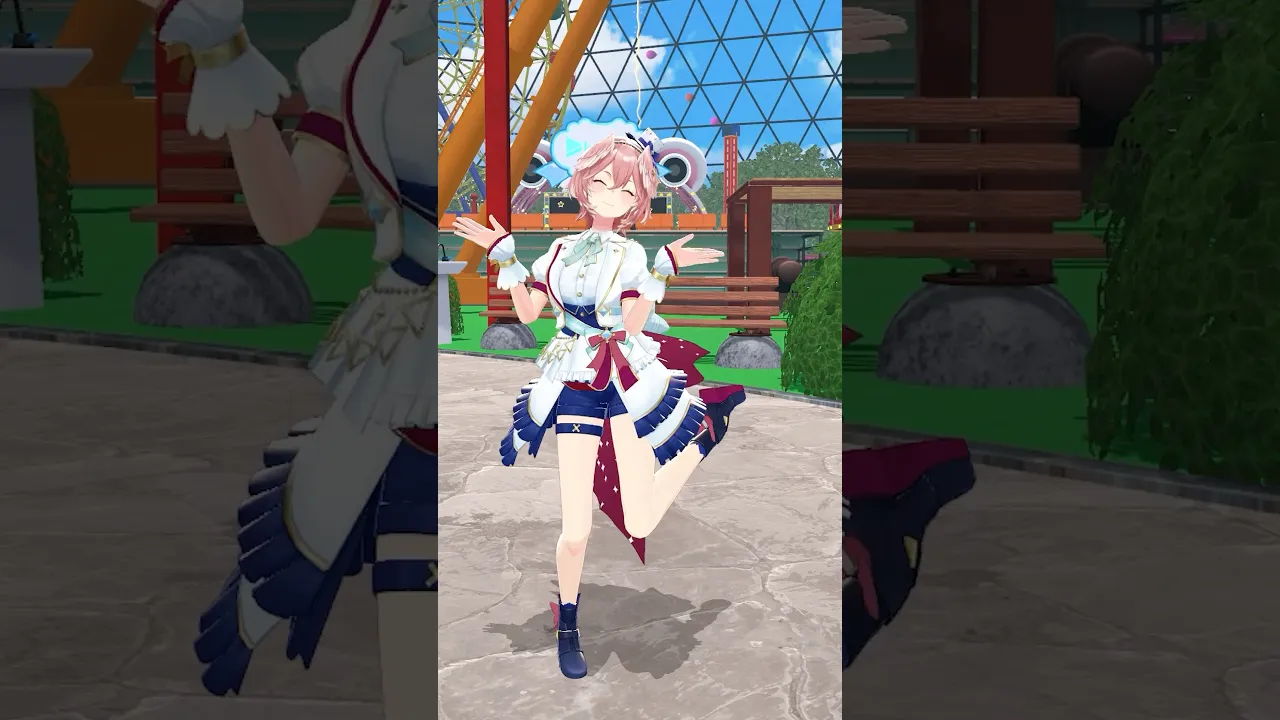 推しの新曲踊ってみた? #パイパイ仮面 #shorts #hololive #鷹嶺ルイ