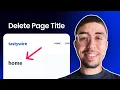 How to Remove Page Title from Homepage in WordPress Step-by-Step Guide
