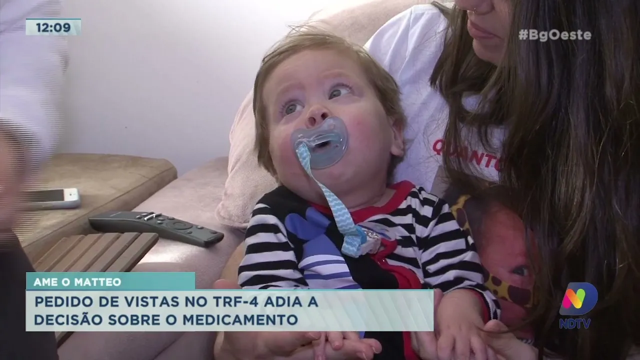 Ame o Matteo: família de SC precisa de mais R$ 5,2 milhões para comprar medicamento