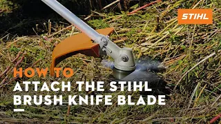Attaching the STIHL Brush Knife 250mm Cutting Blade How To