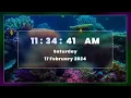 Awesome Glass Morphism Digital Clock with HTML CSS JavaScript