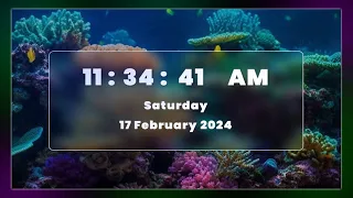 Awesome Glass Morphism Digital Clock with HTML CSS JavaScript