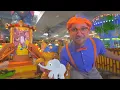 Blippi Finds Jungle Animals in Indoor Playgrounds! | 3 HOURS OF BLIPPI TOYS!
