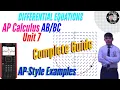 Unit 7 A Complete Guide to Differential Equations AP Calculus