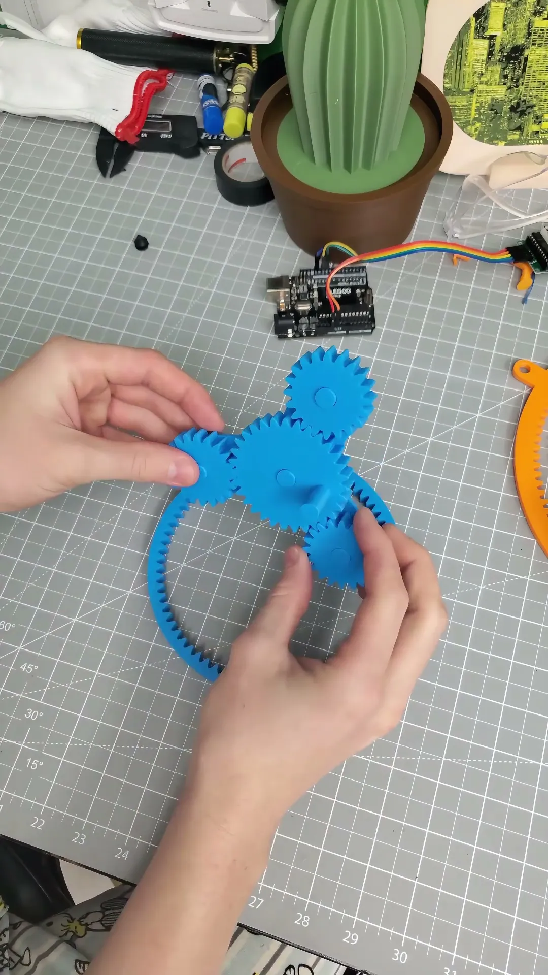 Planetary Gear Mechanism | Functional 3D Printable Gear Assembly