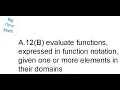 A 12B Function Notation