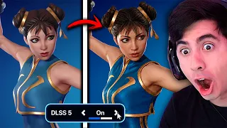 Activé DLSS 5 en Fortnite y quedó ULTRA REALISTA 😱