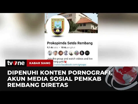 WADUH! Konten Pornografi Penuhi Laman Medsos Pemkab Rembang