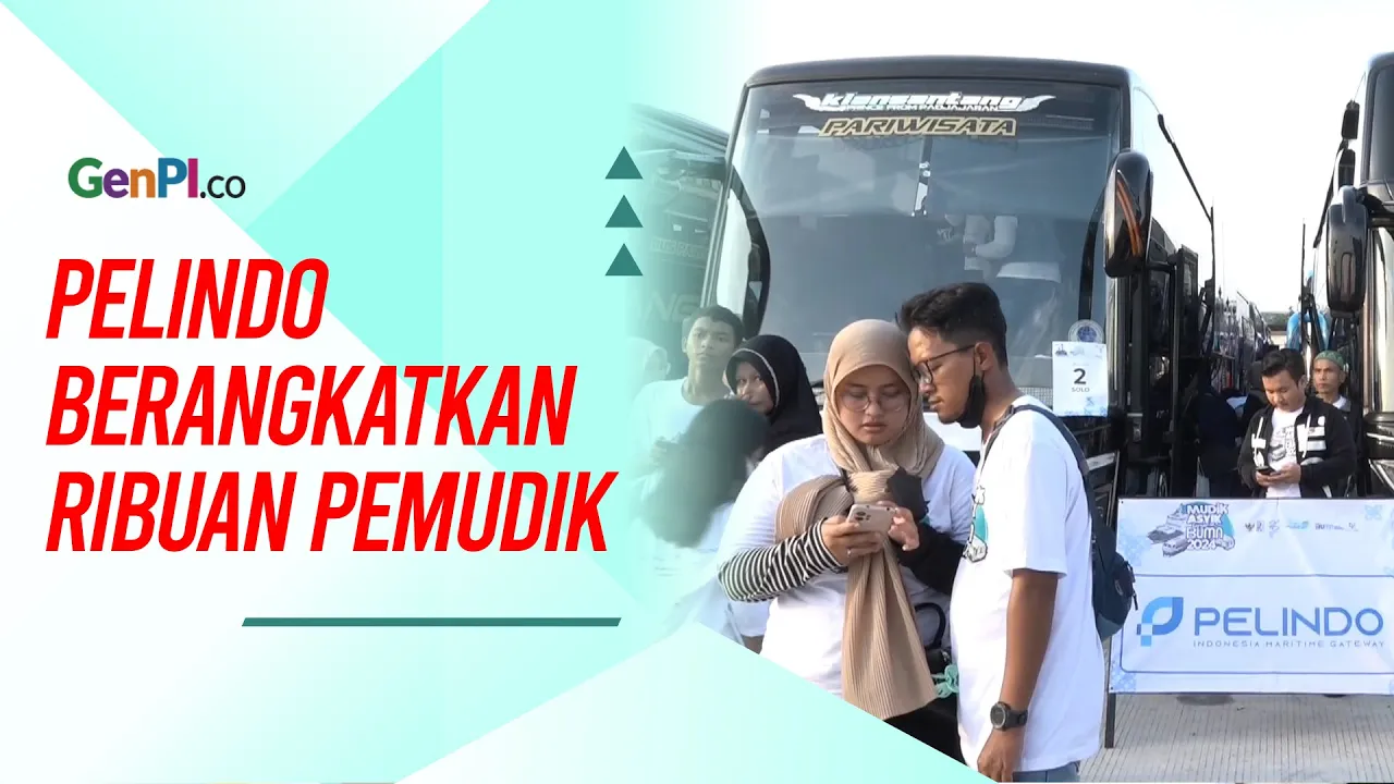 Mudik Gratis 2024, Pelindo Berangkatkan Ribuan Pemudik ke 13 Kota