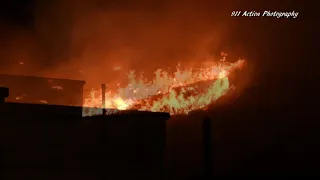 2 Alarm Grass Fire Along I-80 At Reed Avenue