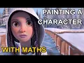 Painting a Character with Maths