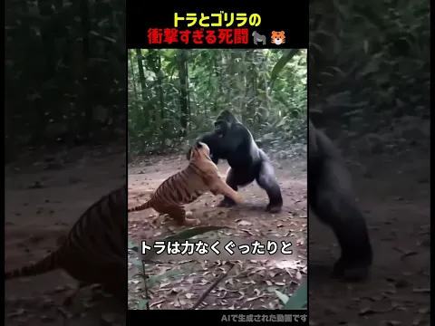 【ゴリラを見くびったトラの最期と衝撃の結末】