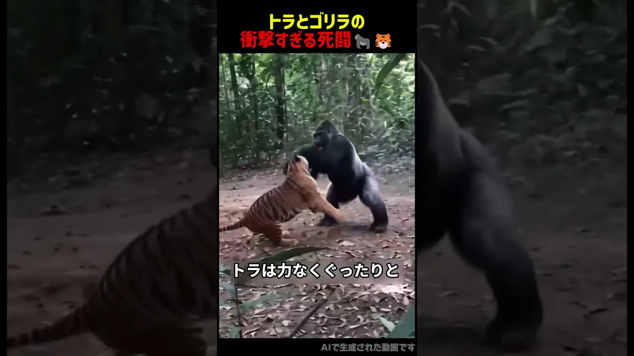 【ゴリラを見くびったトラの最期と衝撃の結末】
