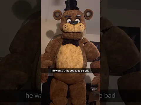 Eating the Freddy Fazbear Meal with Freddy (ft.@CodaAnim)  #fnafmovie