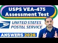 Pass USPS 475 Mail Handler Assessment Test Answers 2026