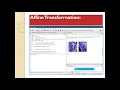 Affine Transformation in OpenCV Geometric Transformations of Images