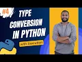 Type conversion in python Hindi Learnify
