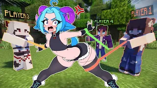 Can We Beat Minecraft If The Player Changes Every Minute