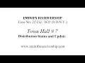 EminiFX Receivership - Town Hall