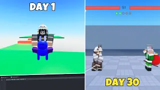 I Spent 30 Days Scripting in Roblox