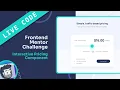 Live Code Frontend Mentor Interactive Pricing Component